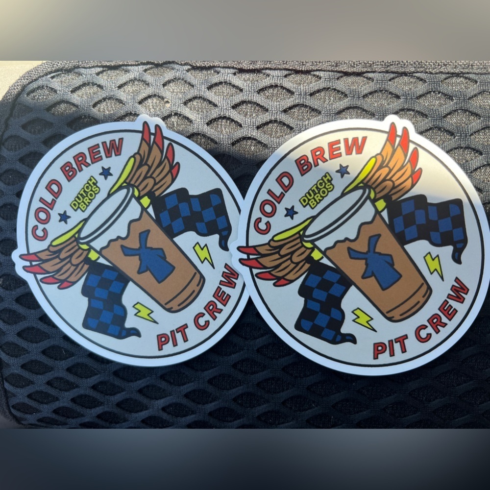 Dutch Brothers Surprise Sticker Drop~ Scratch & Sniff!!! National Cold Brew Day